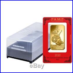 100 gram PAMP Suisse Year of the Mouse / Rat Gold Bar (In Assay)