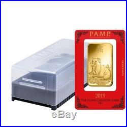 100 gram PAMP Suisse Year of the Pig Gold Bar (In Assay)
