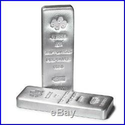 100 oz PAMP Suisse Silver Cast Bar. 999 Fine Silver -Assay Card IN STOCK