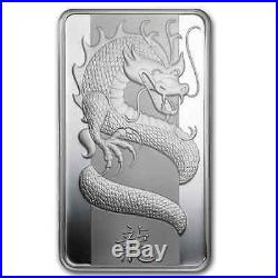 100GRAMS. 9999 SILVER YEAR of the DRAGON PAMP SUISSE SEALED BAR $158.88