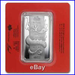 100GRAMS. 9999 SILVER YEAR of the DRAGON PAMP SUISSE SEALED BAR $158.88
