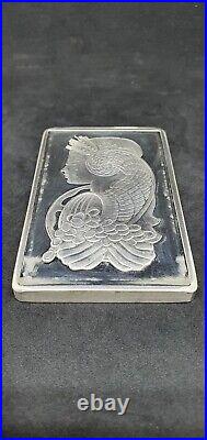 10oz PAMP SUISSE. 999 Silver bar Lady Fortuna Numbered with Orig packing & COA