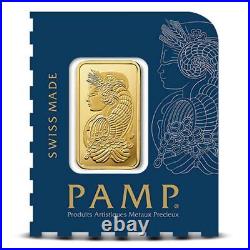 12 Gram PAMP Suisse Divisible Gold Bar (New with Assay, 12x1)