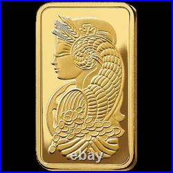 2.5 Gram 24k Gold Bar. 9999 PAMP Suisse Lady Fortuna Veriscan New in Assay