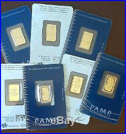 2.5 Gram Pure. 9999 Gold Bar Lady Fortuna Old Style In Assay. Limit One