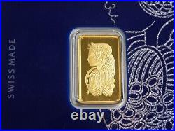 2.5 gram Gold Bar PAMP Suisse 999.9 Fine in Sealed Assay