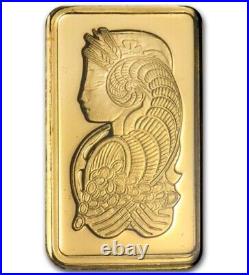 2.5 gram Gold Bar PAMP Suisse Fortuna 999.9 Fine in Sealed Assay