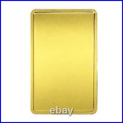 2.5 gram PAMP Suisse Engravable Blank Obverse Gold Bar