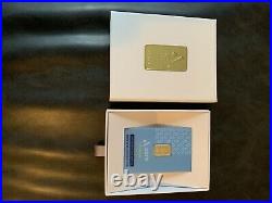 2.5 gram gold bar ACRE 999.9 Fine in Assay Pamp Suisse Never Opened SEE DESCRIP