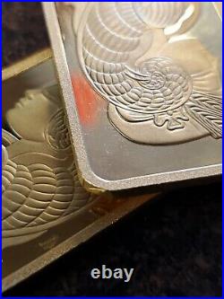 2- 50 grams each Gold Bars PAMP Suisse Fortuna 999.9 Fine (100grams total)