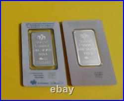 2 Lot. 999 Fine Silver Bars 1 Ounce Each Pamp Suisse Love Always & Lady Fortuna