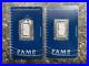 (2) Pamp Suisse Lady Fortuna 5 gram Platinum Bars 999.5 Fine in Sealed Assay