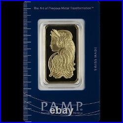 2 x 1 Ounce Pamp Suisse Lady Fortuna series b and c -24k -IN ASSAY