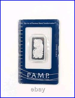 20 Gram PAMP Suisse 999.5 Fine Platinum Bar Sealed in Assay