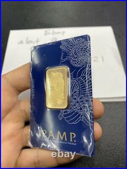 20 gram Gold Bar PAMP Suisse Fortuna 999.9 Fine in Sealed Assay