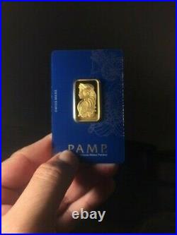 20 gram Gold Bar PAMP Suisse Fortuna Veriscan (In Assay)