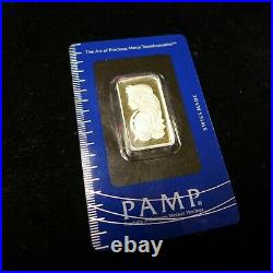 20 gram platinum bar in assay card. With serial number