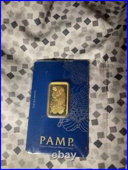 20 grams gold bar in pamp