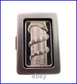 2013 PAMP Suisse 100 gram Silver Bar Lunar Year of the Snake