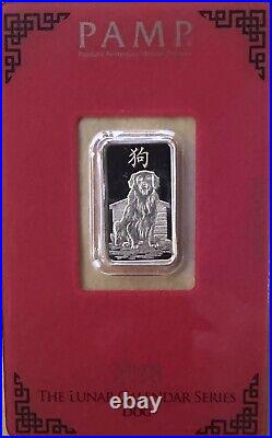 2018 Pamp Suisse Gold 5 Gram Lunar Year Of The Dog Bar Sealed Assay Rare