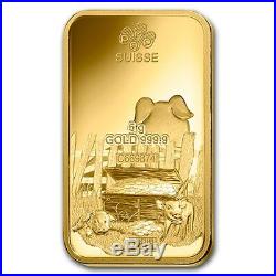 2019 5GRAM. 9999 GOLD YEAR of the PIG PAMP SUISSE SEALED BAR $314.88