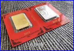 2019 PAMP Suisse 1oz Pig GOLD Bar FREE PIG SILVER