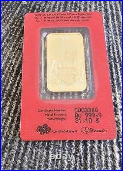 2019 PAMP Suisse 1oz Pig GOLD Bar FREE PIG SILVER