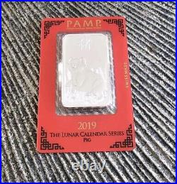 2019 PAMP Suisse 1oz Pig GOLD Bar FREE PIG SILVER