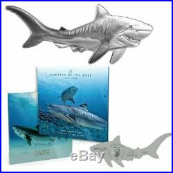 2020 Pamp Suisse Tiger Shark Shaped Coin 9999 Silver Capsule $118.88