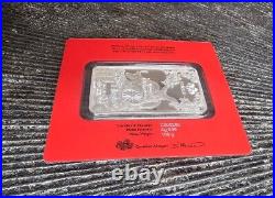 2021 Pamp Suisse Lunar Year Ox 100gram. 999 Silver Bar in Card Hard to Find