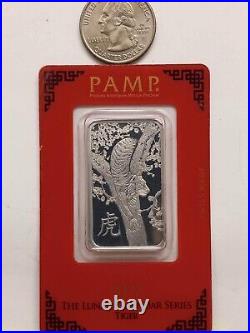 2022 1 oz Platinum Bar PAMP Suisse (Year of the Tiger)