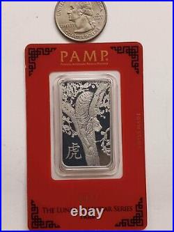 2022 1 oz Platinum Bar PAMP Suisse (Year of the Tiger)