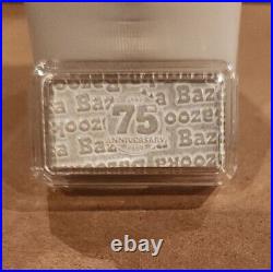 2022 75th ANNIV. BAZOOKA BUBBLE GUM. 999 SILVER BAR PAMP SUISSE