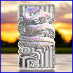 2023 Niue $2 Nature's Grip Sunbeam Snake 1 oz. 999 Silver Bar PAMP SUISSE