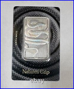 2023 Pamp Suisse 1 oz Silver Nature's Grip Sunbeam Snake Bar in Assay Hologram
