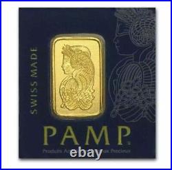 25 X 1 Gram Gold Bar Divisible PAMP Suisse MULTIGRAM. 9999 Fine Gold Bar