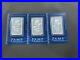 3 1 oz. 999 Fine Silver Rosa Rose PAMP Suisse Bars Sequential Serial Numbers