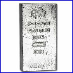 49.638 oz Platinum Bar PAMP Suisse (withAssay) SKU#213627