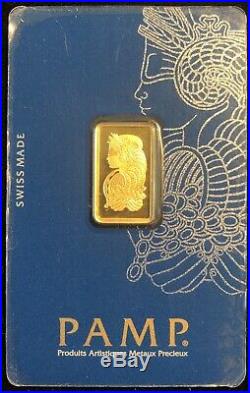 5 Gram Gold Bar Pamp Suisse Lady Fortuna Sealed(In Assay). #C270130