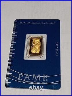 5 Gram PAMP Suisse Fortuna Veriscan Gold Bar (New with Assay) #2