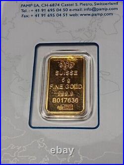 5 Gram PAMP Suisse Fortuna Veriscan Gold Bar (New with Assay) #2