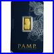 5 Gram Pamp Suisse. 9999 Fine Gold Bar Fortuna Veriscan