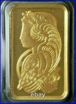 5 Gram Pure. 9999 Gold Bar Lady Fortuna Old Style In Assay. Limit One