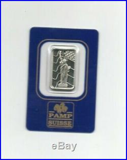 5 Grams Pamp Suisse Palladium Bar SEALED Assay Certificate No. 000267