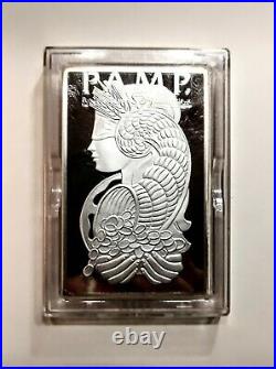 5 Ounce Oz PAMP Suisse Fortuna Silver Bar Certificate Number B000947
