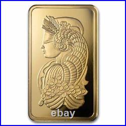 5 Tolas Gold Bar PAMP Suisse Fortuna