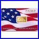 5 gram Gold Bar PAMP America The Free Buffalo