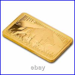 5 gram Gold Bar PAMP America The Free Buffalo