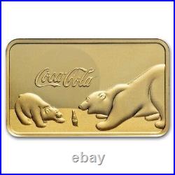 5 gram Gold Bar PAMP Coca-Cola Polar Bear