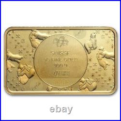 5 gram Gold Bar PAMP Coca-Cola Polar Bear